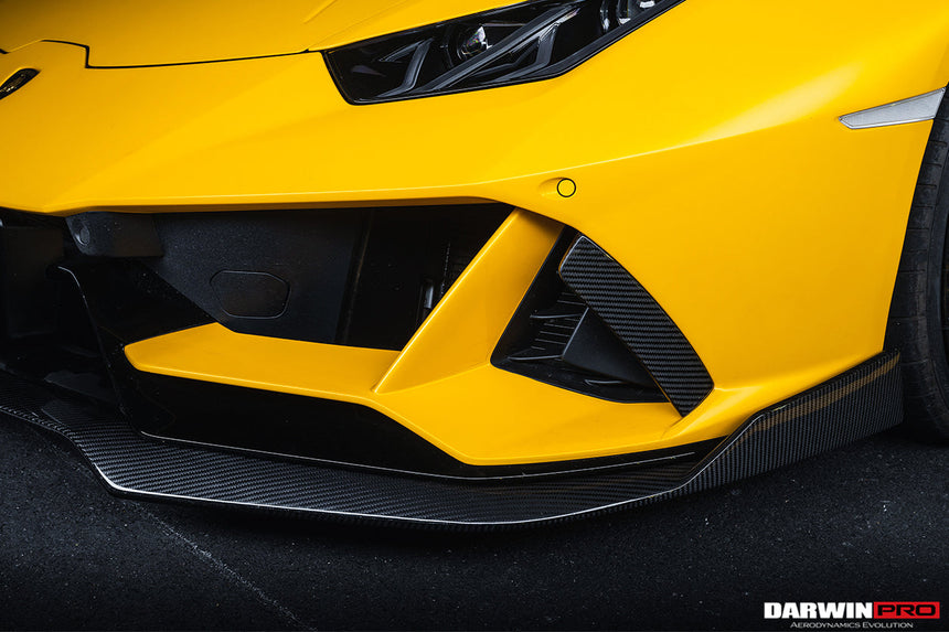 2019-2022 Lamborghini Huracan EVO 4WD OD Style Dry Carbon Front Lip