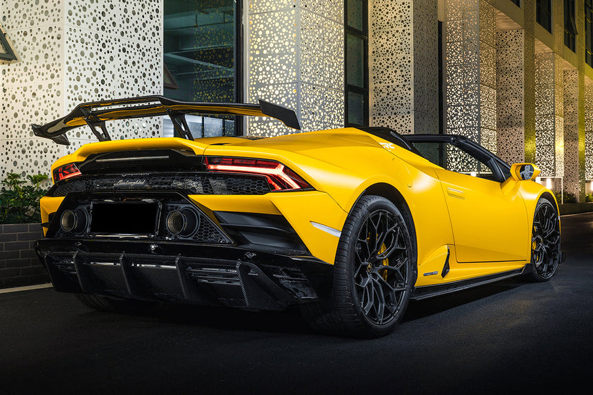 2019-2022 Lamborghini Huracan EVO OD Style Dry Carbon Rear Diffuser