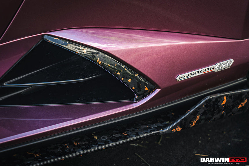2019-2022 Lamborghini Huracan EVO OD Style Dry Carbon Side Skirts