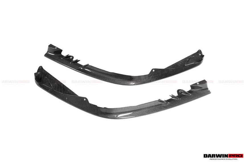 2020-UP Ferrari SF90 Stradale OE Style Autoclave Carbon Fiber Front Bumper Side Splitter