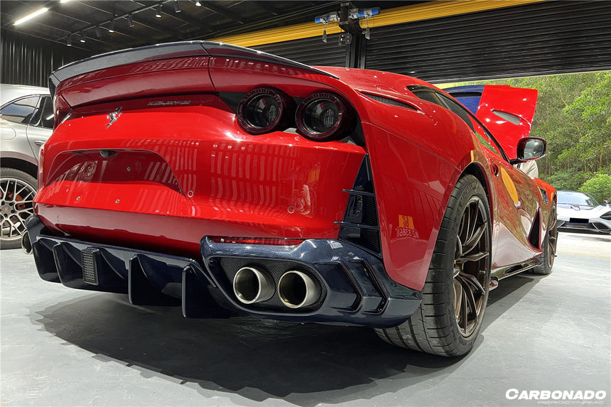 2018-UP Ferrari 812 Superfast /GTS MSY Style Rear Bumper Vents