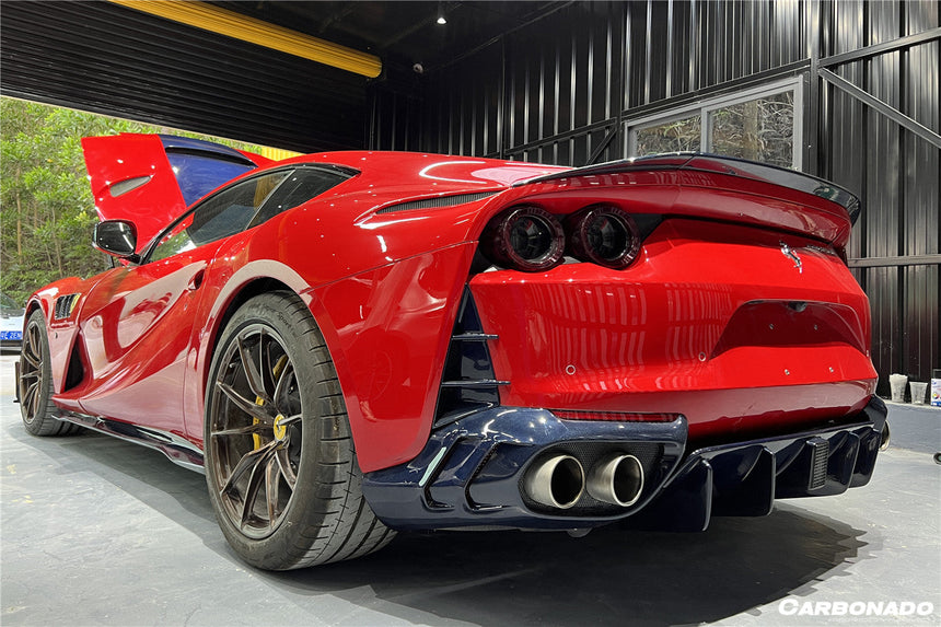 2018-UP Ferrari 812 Superfast /GTS MSY Style Rear Bumper Vents