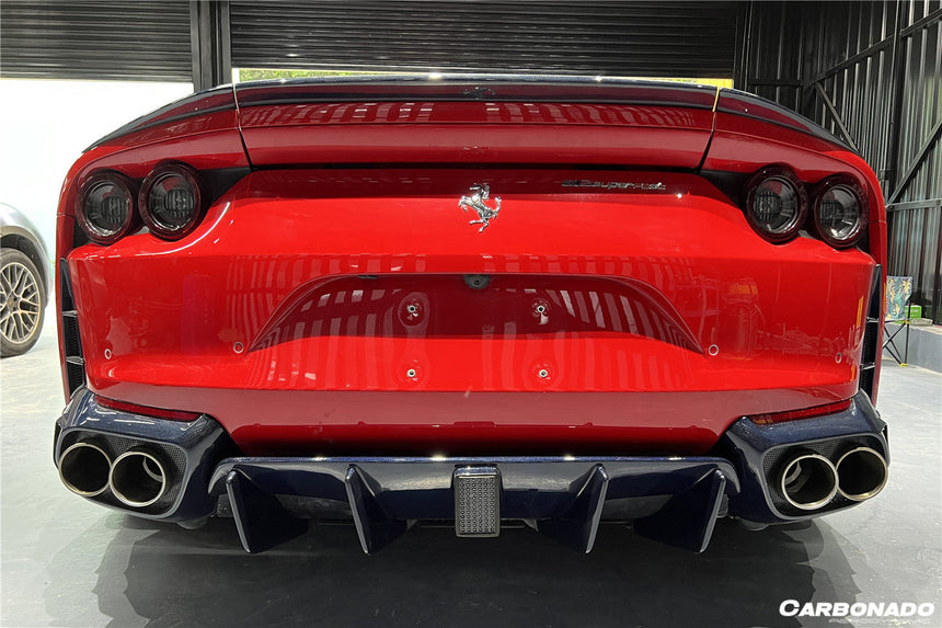 2018-UP Ferrari 812 Superfast MSY Style Rear Diffuser w/ Light