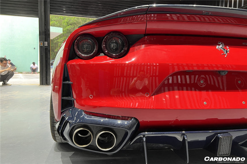 2018-UP Ferrari 812 Superfast /GTS MSY Style Rear Bumper Vents