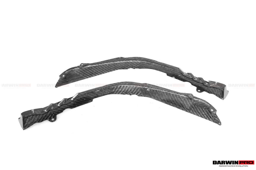 2020-UP Ferrari SF90 Stradale OE Style Autoclave Carbon Fiber Front Bumper Side Splitter