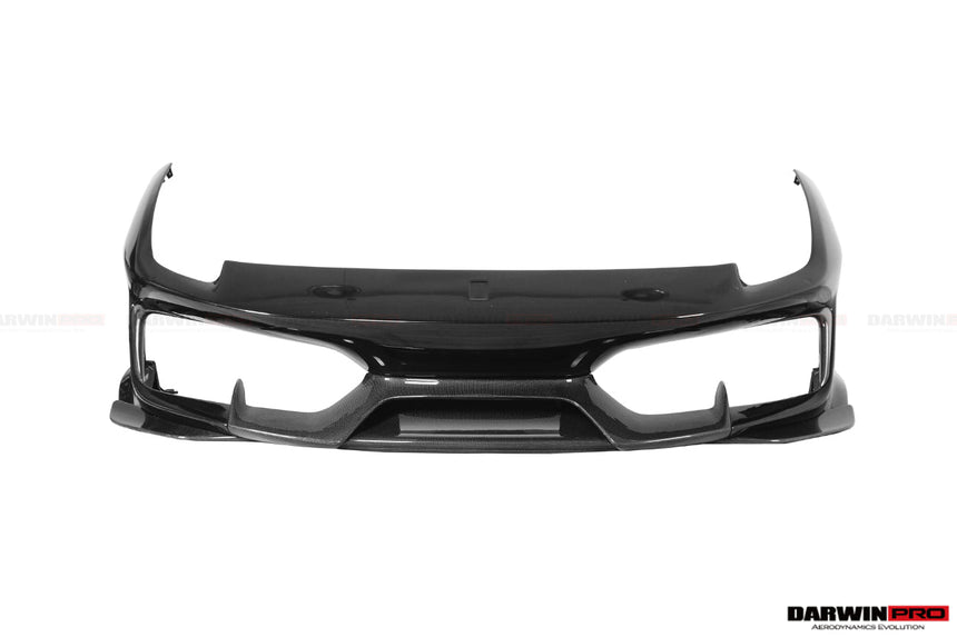 2018-2022 Ferrari 488 Pista Partial Carbon Fiber Front Bumper