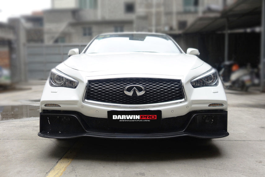 Darwinpro 2014-2022 Infiniti Q50 Sedan EAU ROUGE Style Front Bumper