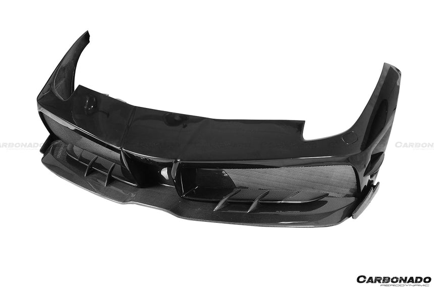 2015-2020 Ferrari 488 GTB/Spyder MA Style Partial Carbon Fiber Front Bumper