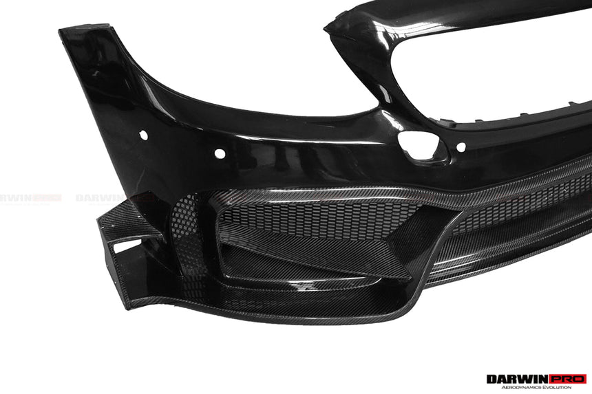 2015-2021 Mercedes Benz W205 C63/S AMG Sedan IMP Performance Partial Carbon Fiber front bumper