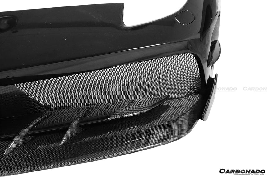 2015-2020 Ferrari 488 GTB/Spyder MA Style Partial Carbon Fiber Front Bumper