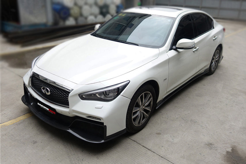 Darwinpro 2014-2022 Infiniti Q50 Sedan EAU ROUGE Style Front Bumper