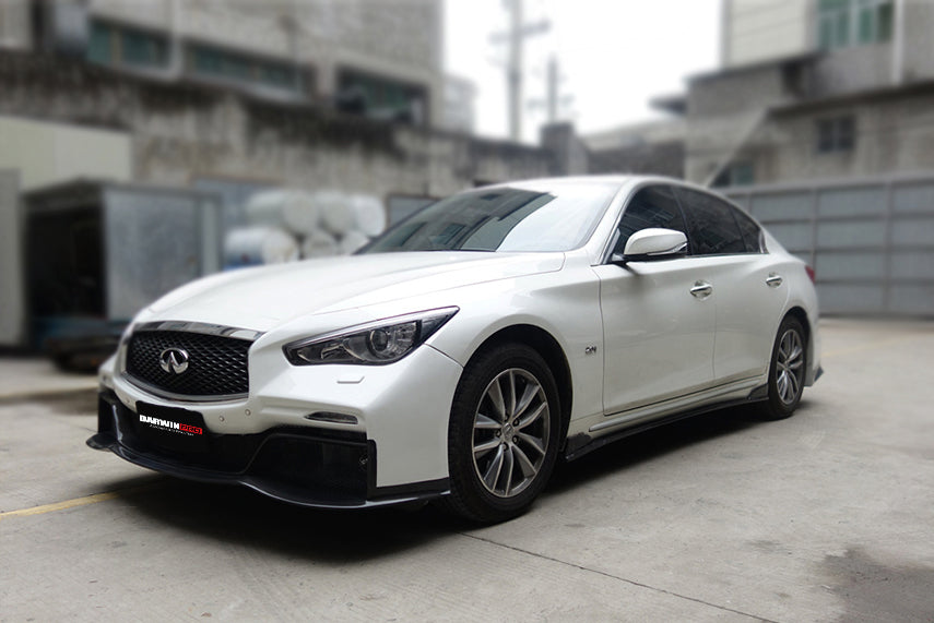 Darwinpro 2014-2022 Infiniti Q50 Sedan EAU ROUGE Style Front Bumper