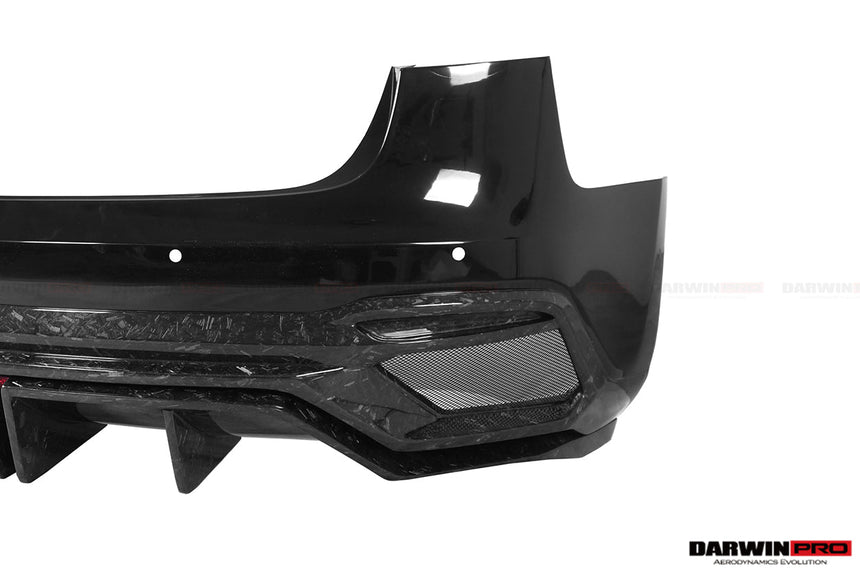 2017-2020 Tesla Model 3 IMP Performance Partial Carbon Fiber Rear Bumper
