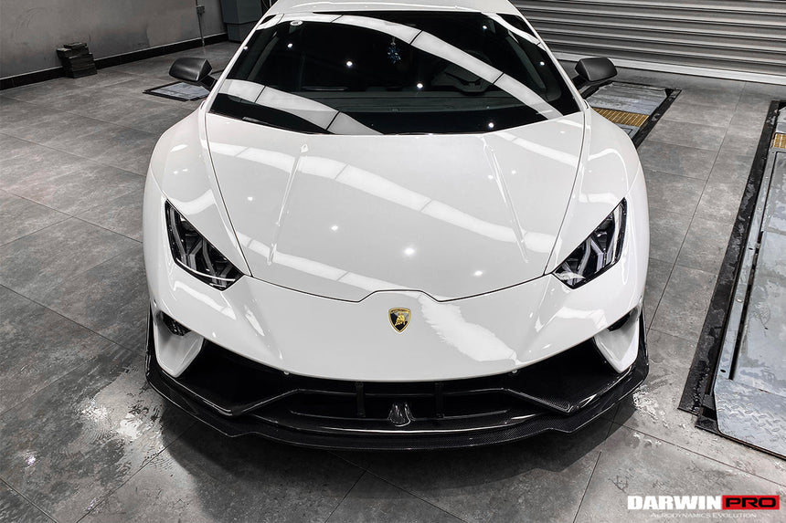 2015-2020 Lamborghini Huracan LP610/LP580/EVO BKSS Style Partial Carbon Front Bumper w/ Lip
