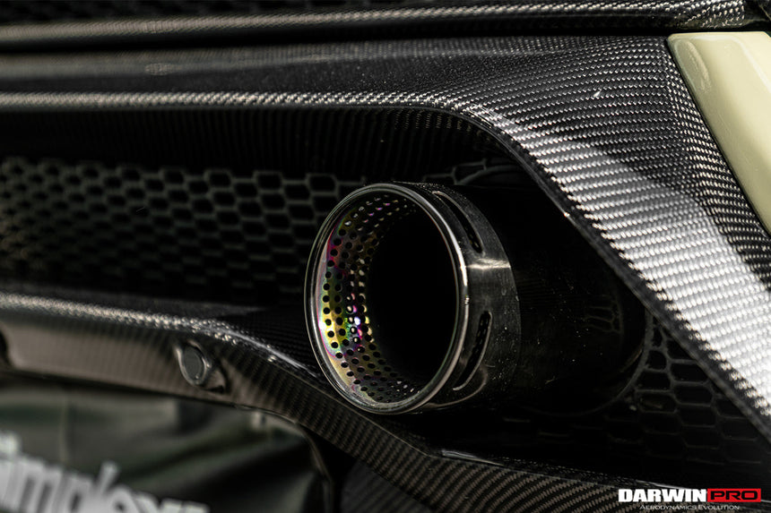 2015-2020 Lamborghini Huracan LP610/LP580 Performante Style Partial Carbon Rear Bumper