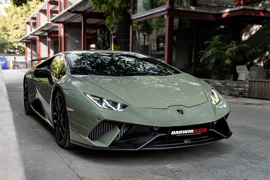2015-2020 Lamborghini Huracan LP610/LP580 Performante Style Partial Carbon Fiber Aero - Full Kit
