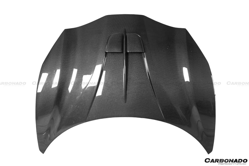 2015-2020 Ferrari 488 GTB/Spyder MA Style Carbon Fiber Hood
