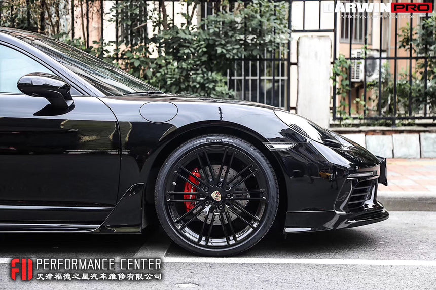 2016-2023 Porsche 718 Cayman/Boxster BKSS Style Carbon Fiber Front Lip