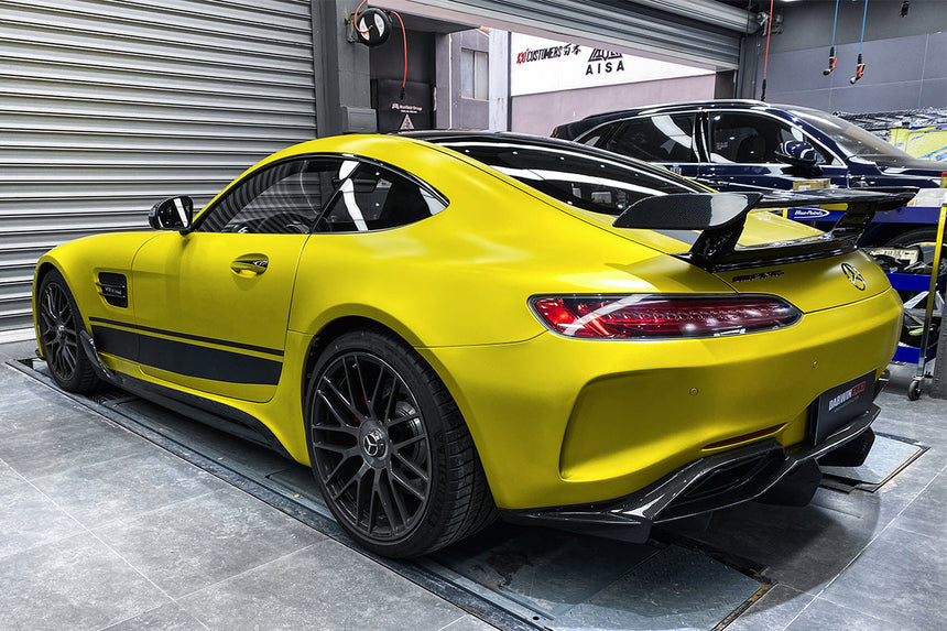 2017-2021 Mercedes Benz AMG GT/GTS IMP Performance Partial Carbon Fiber Rear Bumper w/ Diffuser