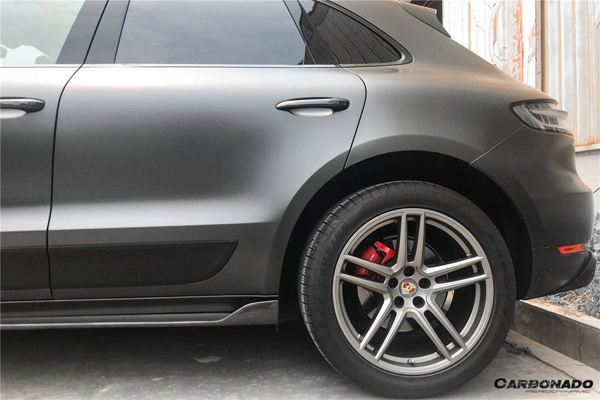 2018-2021 Porshe Macan TA Style Carbon Fiber Side Skirts