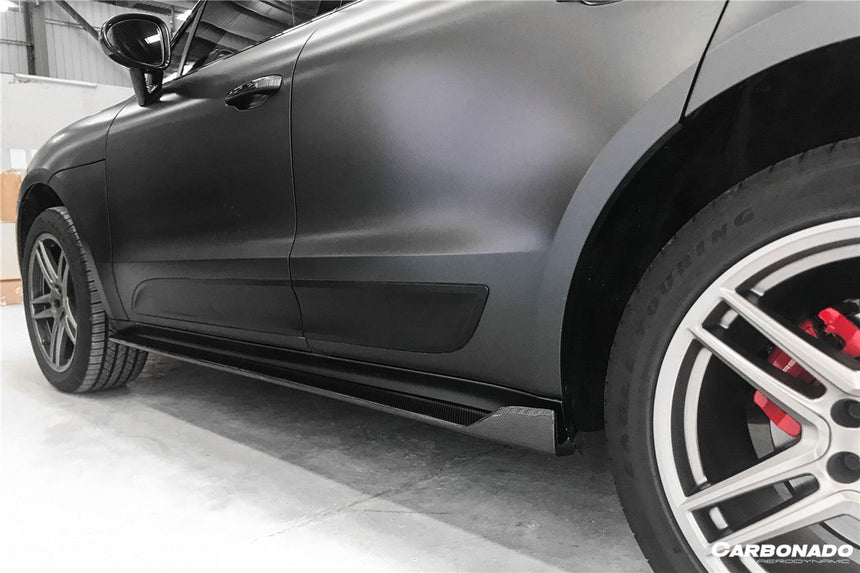 2018-2021 Porshe Macan TA Style Carbon Fiber Side Skirts