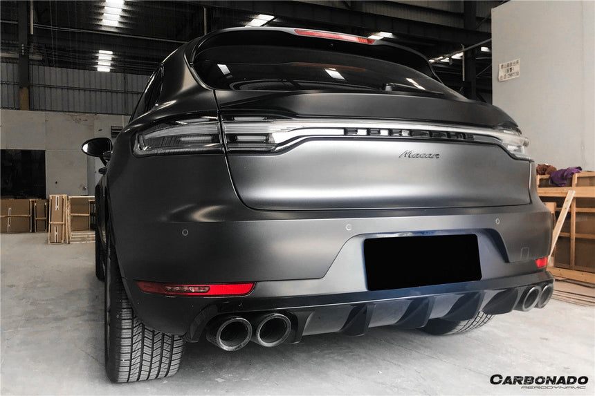 2018-2021 Porshe Macan/S TA Style Carbon Fiber Rear Lip