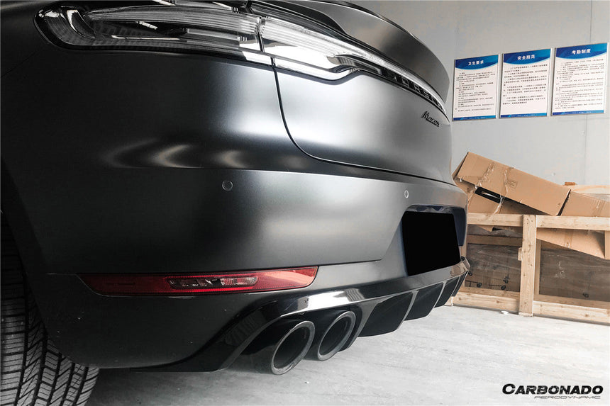 2018-2021 Porshe Macan/S TA Style Carbon Fiber Rear Lip