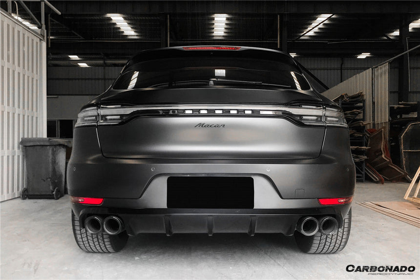 2018-2021 Porshe Macan/S TA Style Carbon Fiber Rear Lip