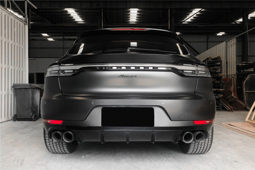 2018-2021 Porshe Macan/S TA Style Carbon Fiber Rear Lip