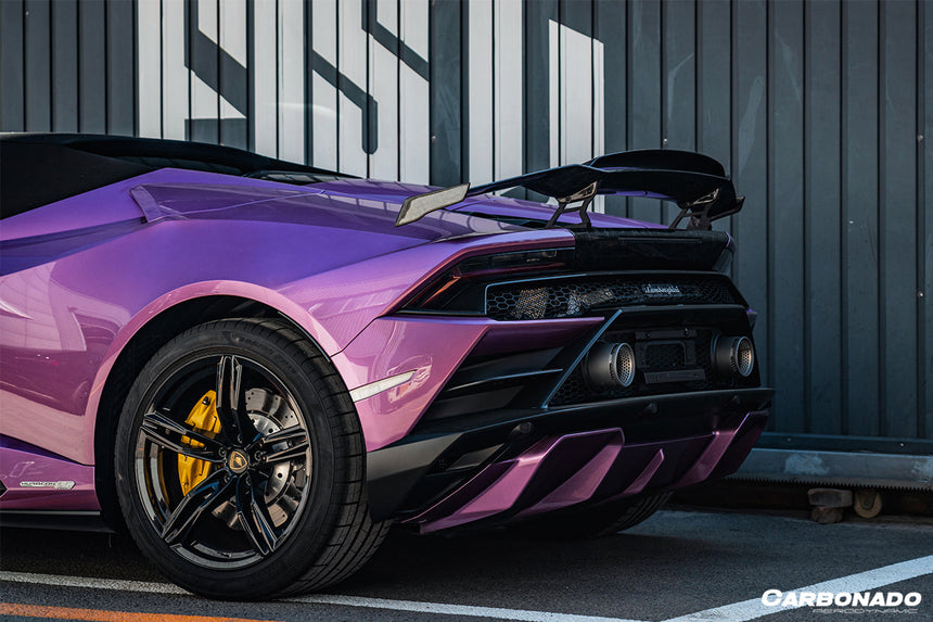 2015-2020 Lamborghini Huracan LP610/LP580 MD Style Carbon Fiber Trunk Spoiler w/ Base