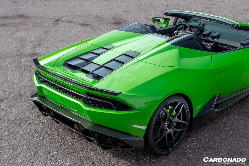 2015-2020 Lamborghini Huracan LP610/LP580 NVT Style Carbon Fiber Trunk Spoiler
