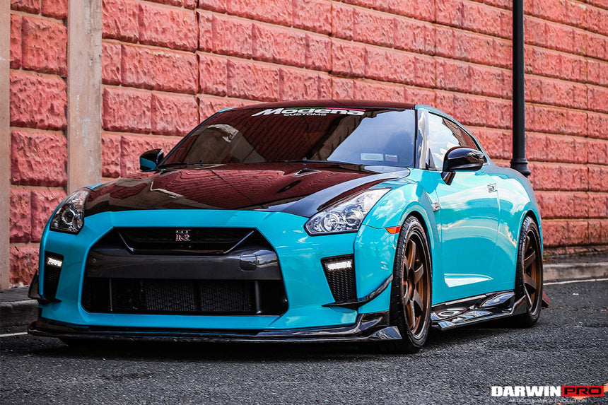 2017-2022 Nissan GTR R35 EBA BKSS Style Carbon Fiber Front Lip
