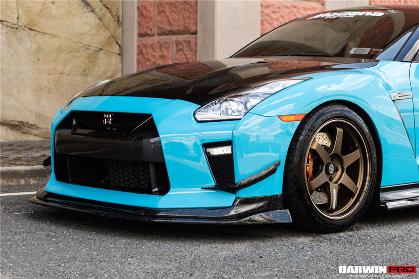 2017-2022 Nissan GTR R35 EBA BKSS Style Carbon Fiber Front Canards