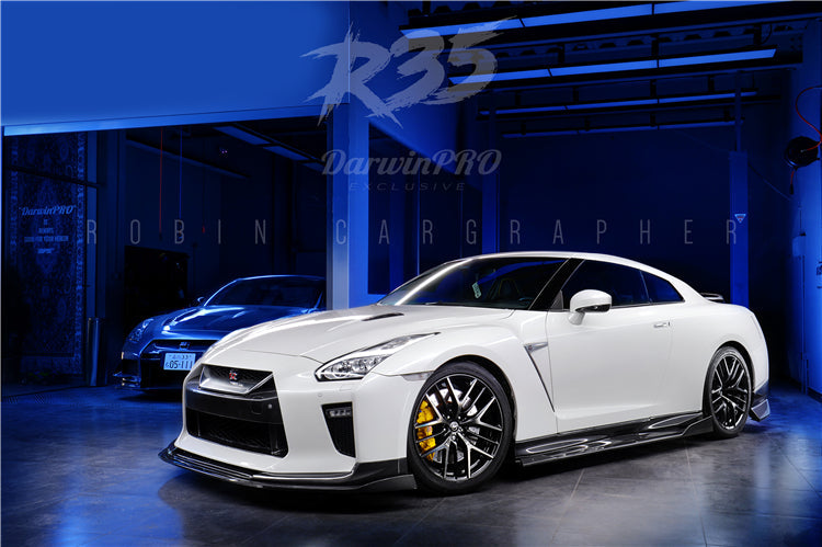 2017-2022 Nissan GTR R35 EBA BKSS Style Carbon Fiber Front Lip