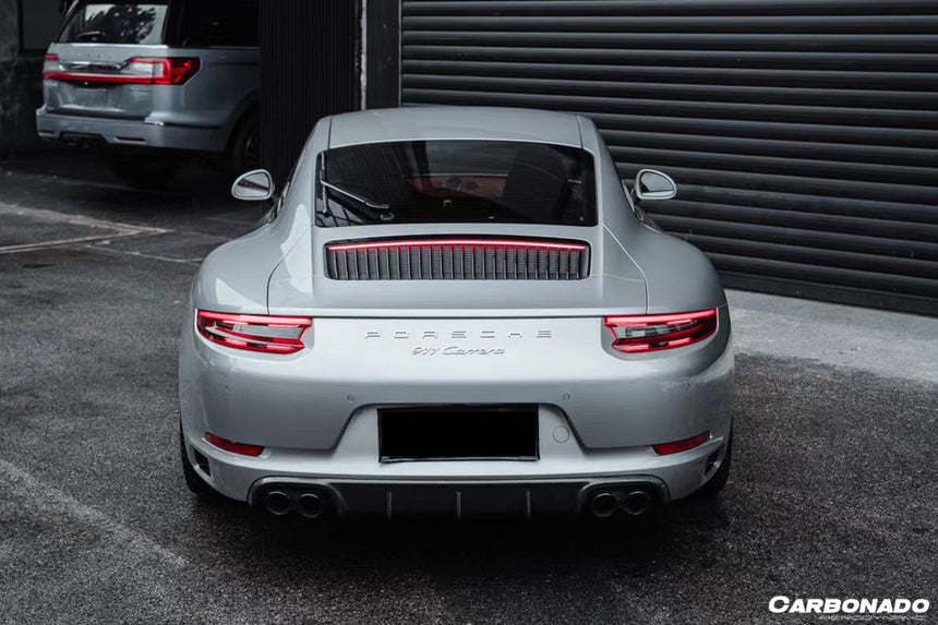 2016-2019 Porsche 911 991.2 Carrera/Targa/S/4S/GTS OD Style Quad Exhaust Rear Lip
