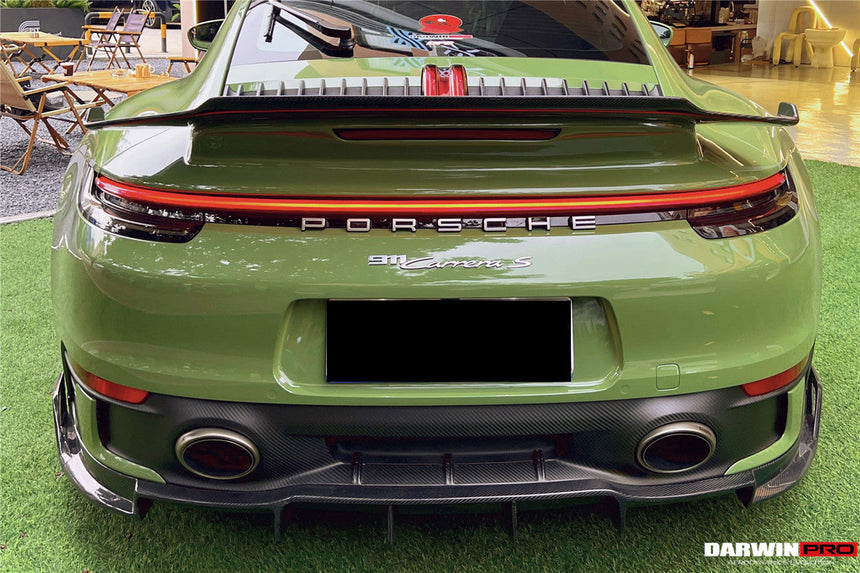 2019-2023 Porsche 911 992 Carrera/Targa S/4/4S SD-Sport Design Modl BKSS Style Rear Lip