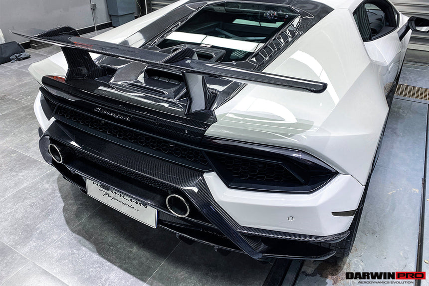 2015-2020 Lamborghini Huracan LP610/LP580 Performante Style Partial Carbon Rear Bumper