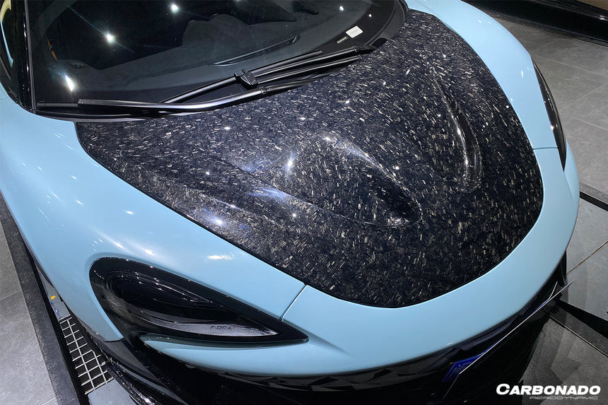 2018-2021 McLaren 600lt / 2015-2021 540c/570s/570gt P1 Style Carbon Fiber Hood
