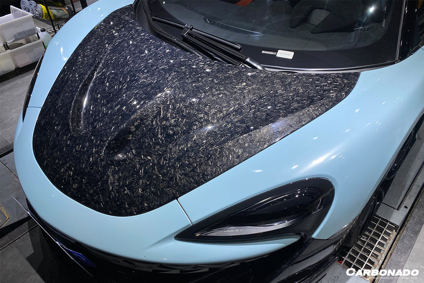 2018-2021 McLaren 600lt / 2015-2021 540c/570s/570gt P1 Style Carbon Fiber Hood