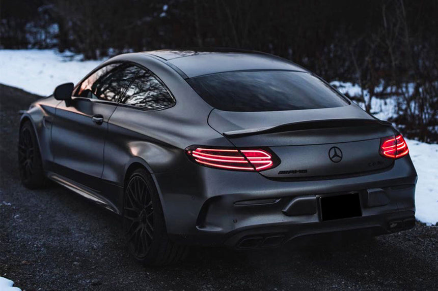 2015-2021 Mercedes Benz C-Class W205 Coupe PS Style Trunk Spoiler