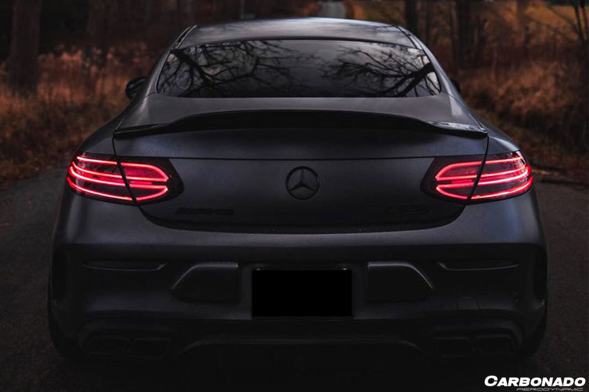 2015-2021 Mercedes Benz C-Class W205 Coupe PS Style Trunk Spoiler