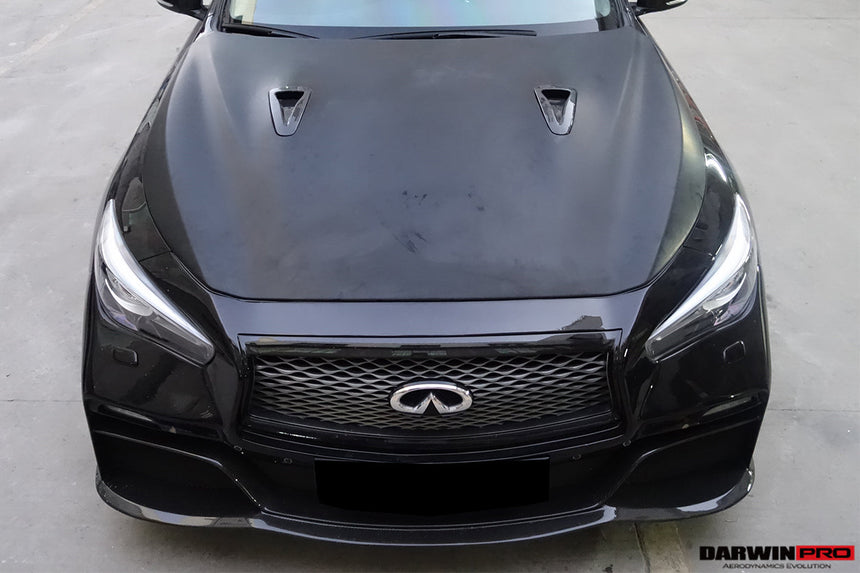 Darwinpro 2014-2022 Infiniti Q50 Sedan EAU ROUGE Style Hood