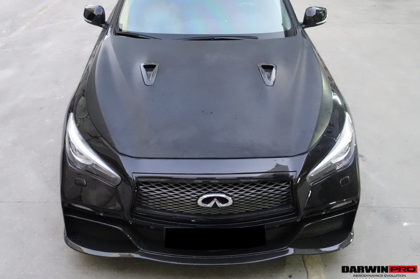 Darwinpro 2014-2022 Infiniti Q50 Sedan EAU ROUGE Style Hood