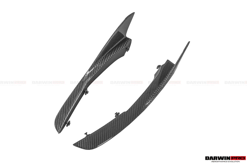 2017-2021 McLaren 720s Se²NWB Style Carbon Fiber Front Bumper Canards