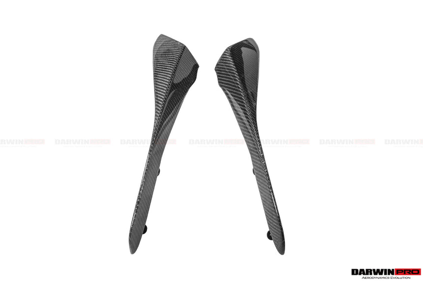 2017-2021 McLaren 720s Se²NWB Style Carbon Fiber Front Bumper Canards