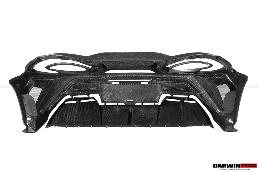 2018-2021 McLaren 600lt BKSS Style Partial Carbon Fiber Rear Bumper