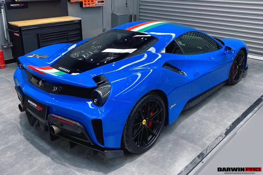 2018-2022 Ferrari 488 Pista Carbon Fiber Rear Diffuser