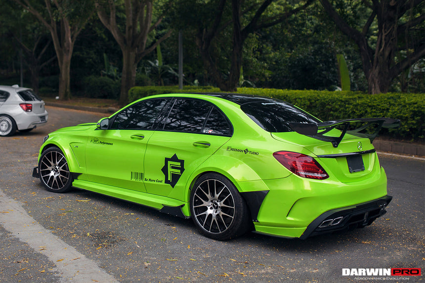 2015-2021 Mercedes Benz W205 C63/S AMG Sedan IMP Performance Carbon Fiber Rear Diffuser