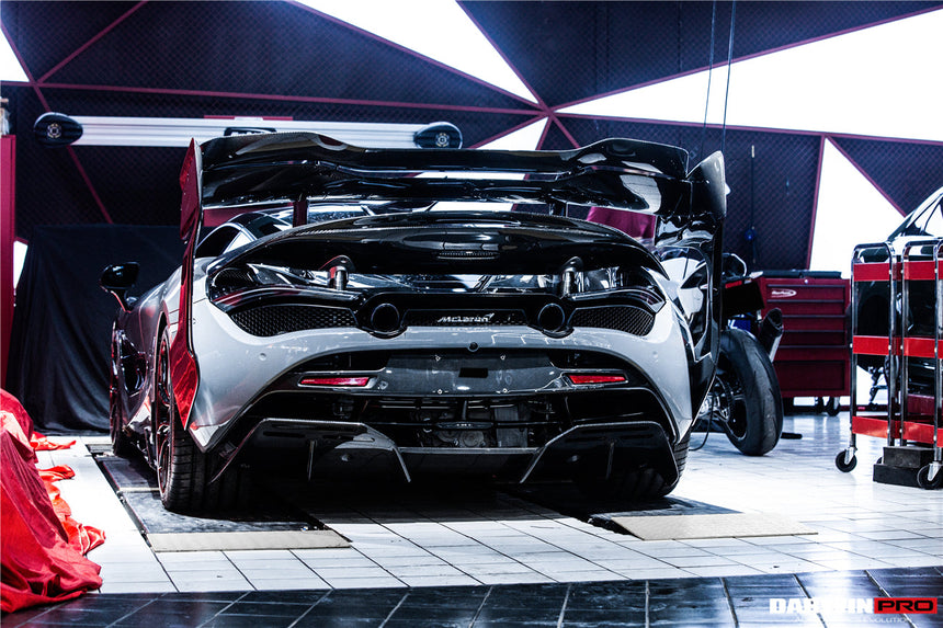 2017-2021 McLaren 720s BKSS Style Carbon Fiber Rear Diffuser