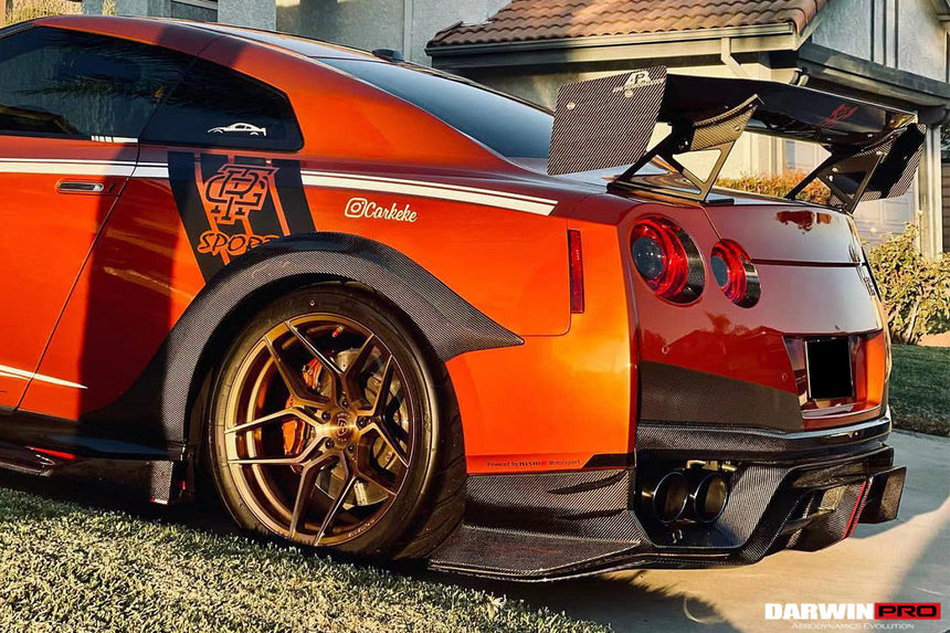 2017-2022 Nissan GTR R35 EBA BKSS Style Carbon Fiber Rear Diffuser